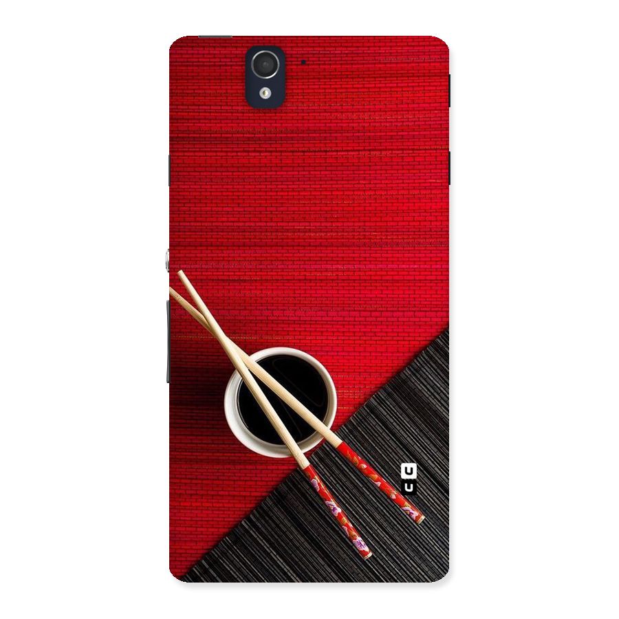 Cup Chopsticks Back Case for Sony Xperia Z