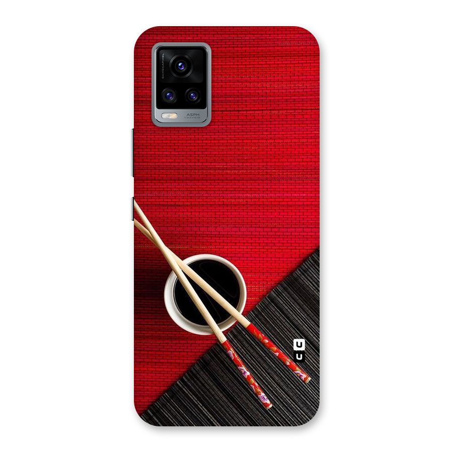 Cup Chopsticks Back Case for Vivo V20
