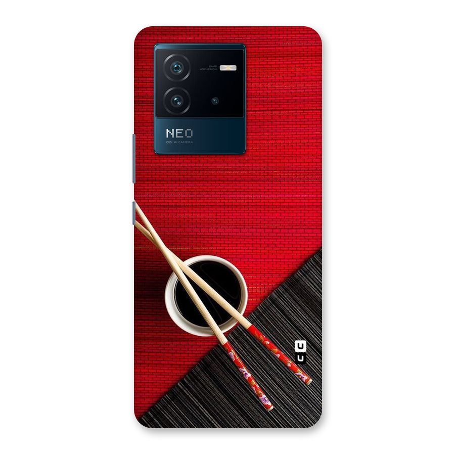 Cup Chopsticks Back Case for Vivo iQOO Neo 6 5G