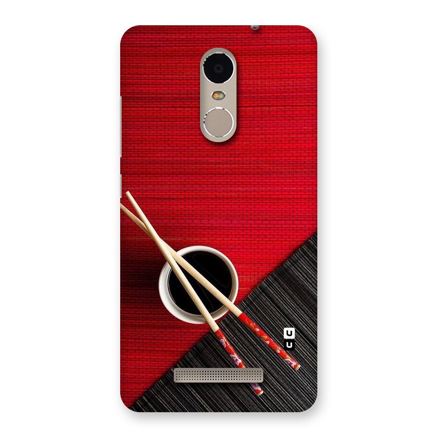 Cup Chopsticks Back Case for Xiaomi Redmi Note 3
