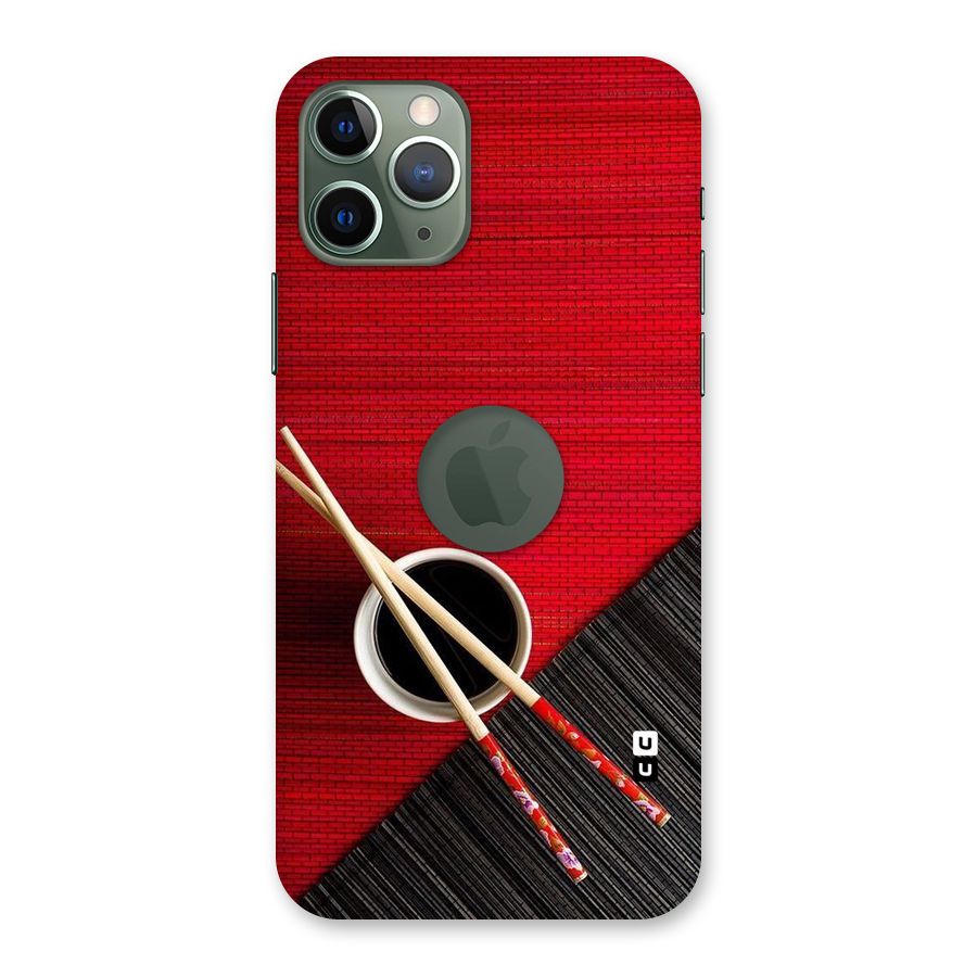 Cup Chopsticks Back Case for iPhone 11 Pro Logo  Cut