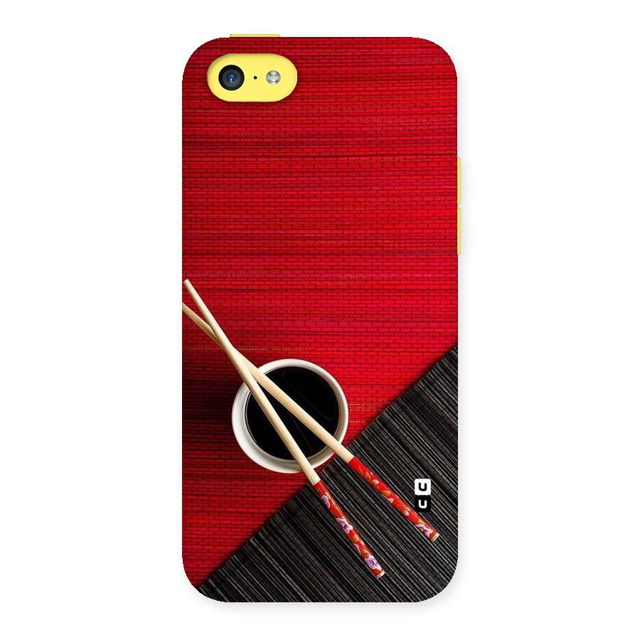 Cup Chopsticks Back Case for iPhone 5C