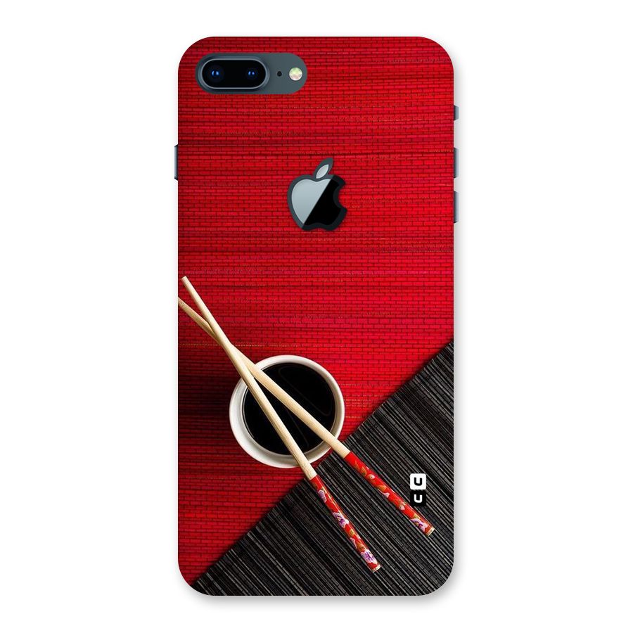 Cup Chopsticks Back Case for iPhone 7 Plus Apple Cut