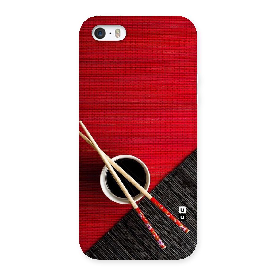 Cup Chopsticks Back Case for iPhone SE