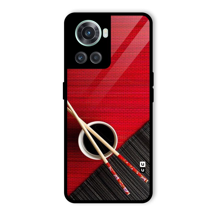 Cup Chopsticks Glass Back Case for OnePlus 10R