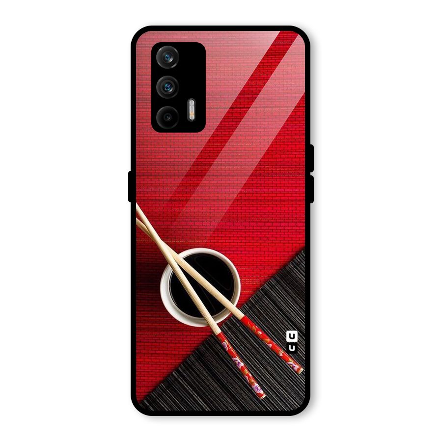Cup Chopsticks Glass Back Case for Realme GT 5G
