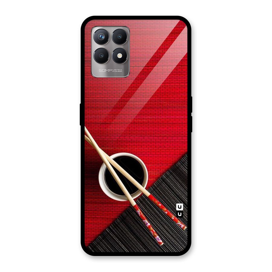 Cup Chopsticks Glass Back Case for Realme Narzo 50