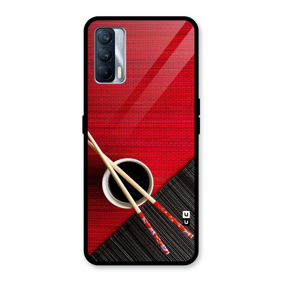 Cup Chopsticks Glass Back Case for Realme X7