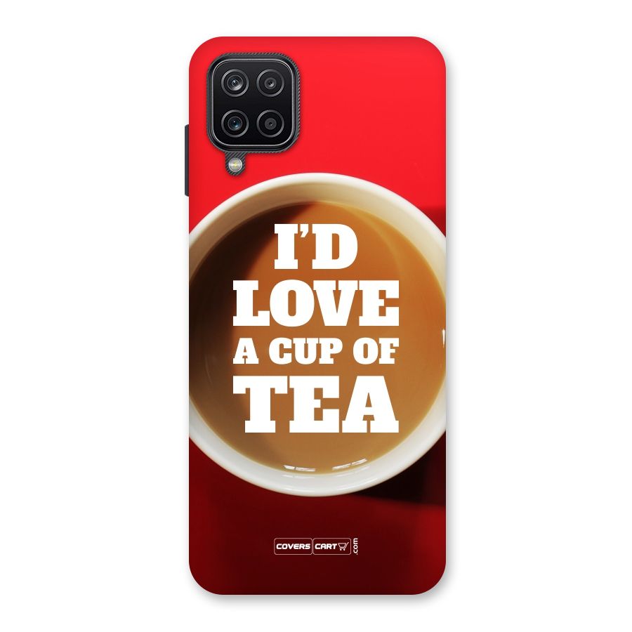 Cup of Tea Back Case for Galaxy A12