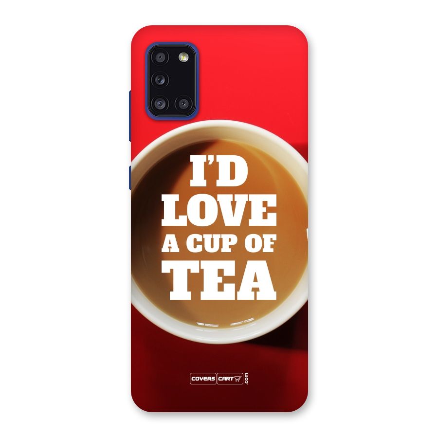 Cup of Tea Back Case for Galaxy A31