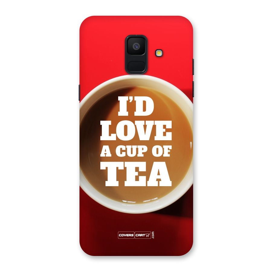 Cup of Tea Back Case for Galaxy A6 (2018)