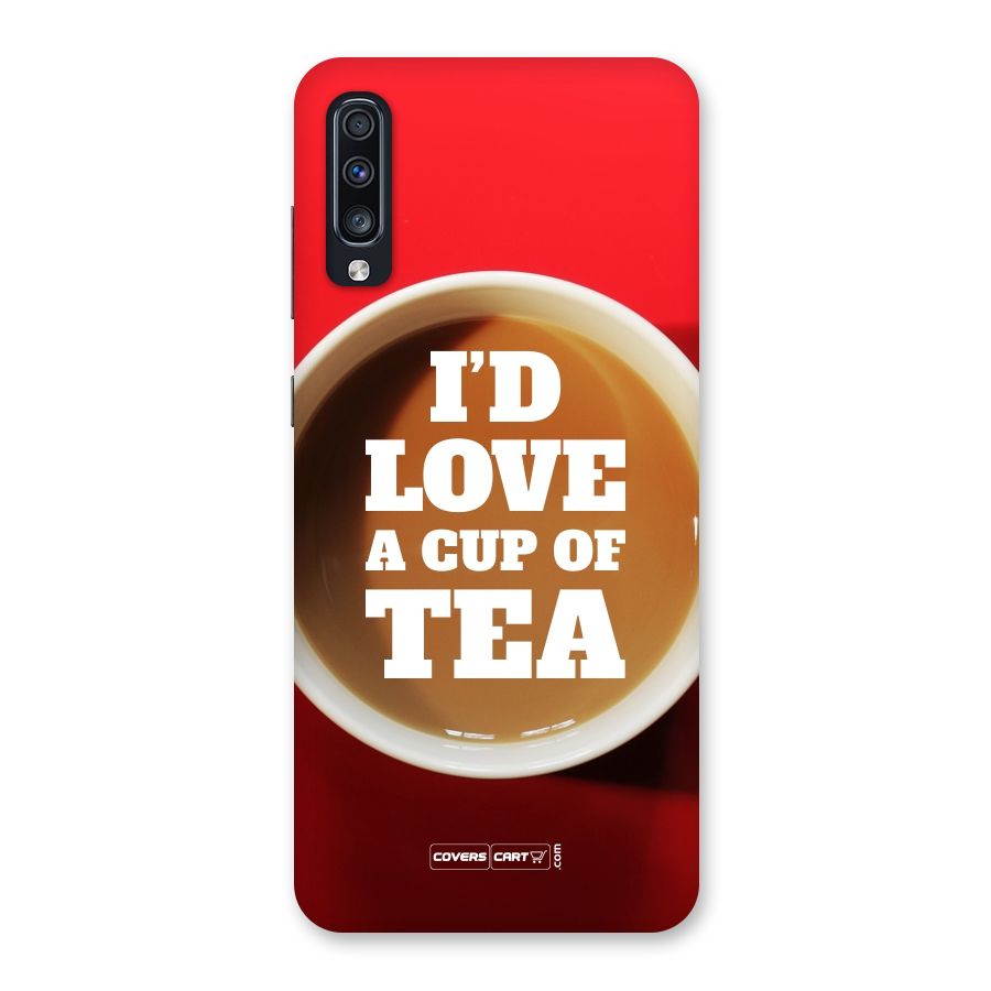 Cup of Tea Back Case for Galaxy A70