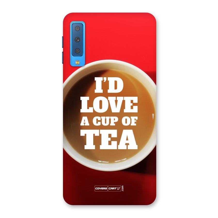 Cup of Tea Back Case for Galaxy A7 (2018)