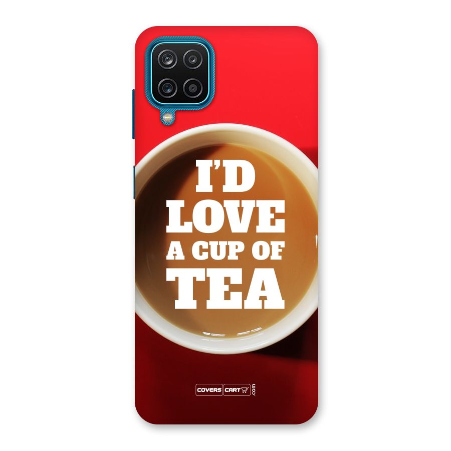 Cup of Tea Back Case for Galaxy F12