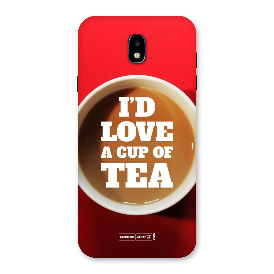Cup of Tea Back Case for Galaxy J7 Pro