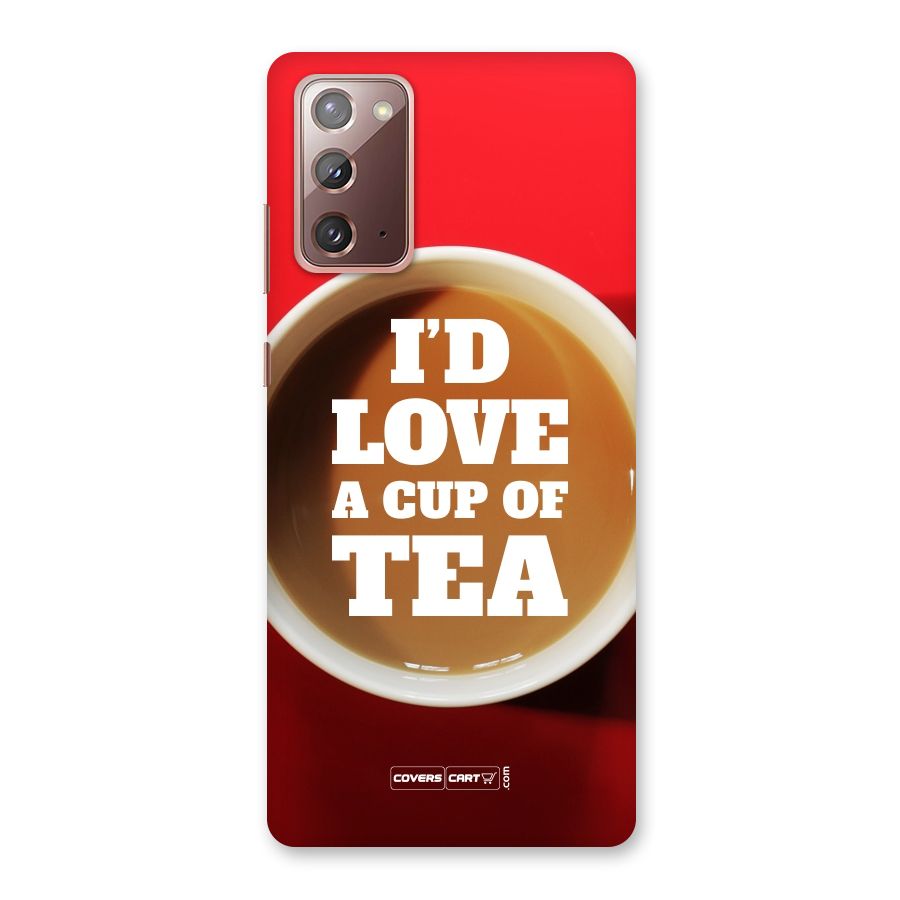 Cup of Tea Back Case for Galaxy Note 20