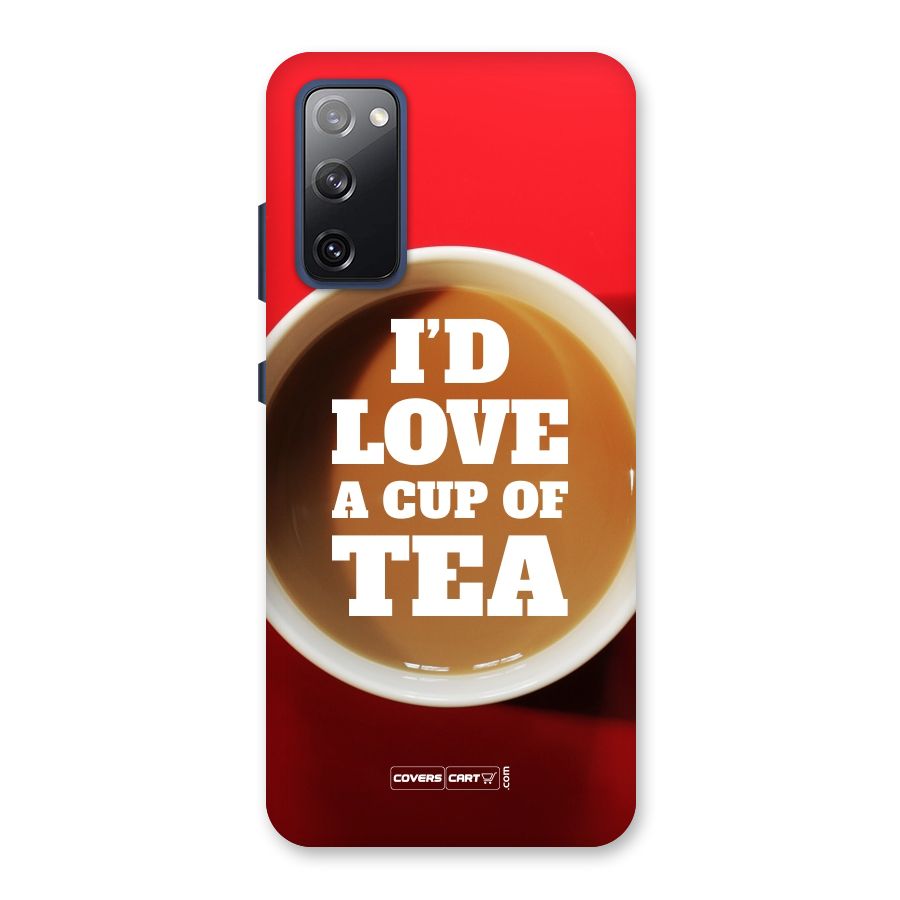 Cup of Tea Back Case for Galaxy S20 FE