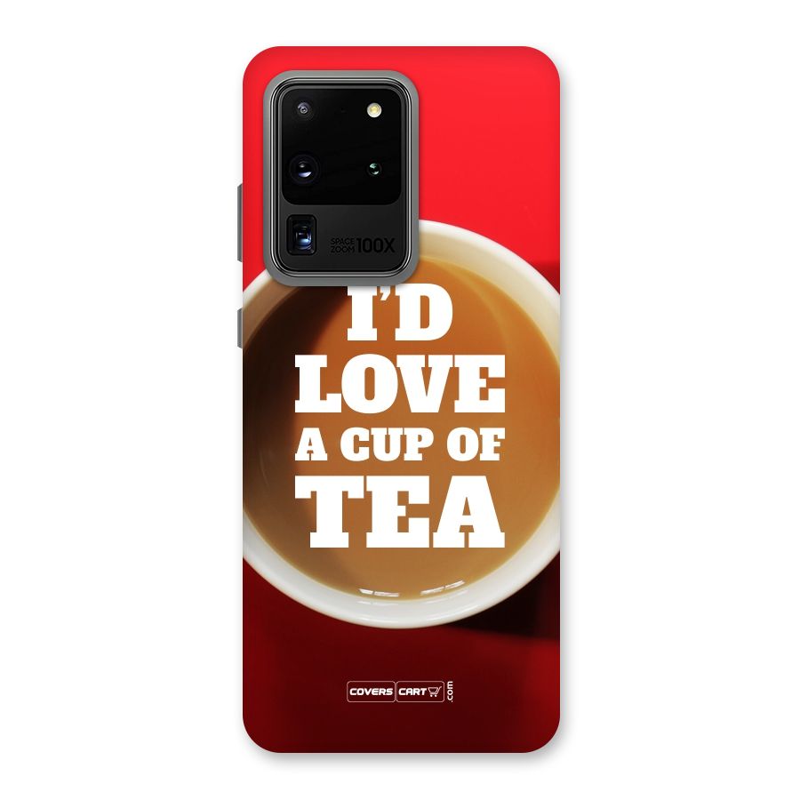 Cup of Tea Back Case for Galaxy S20 Ultra