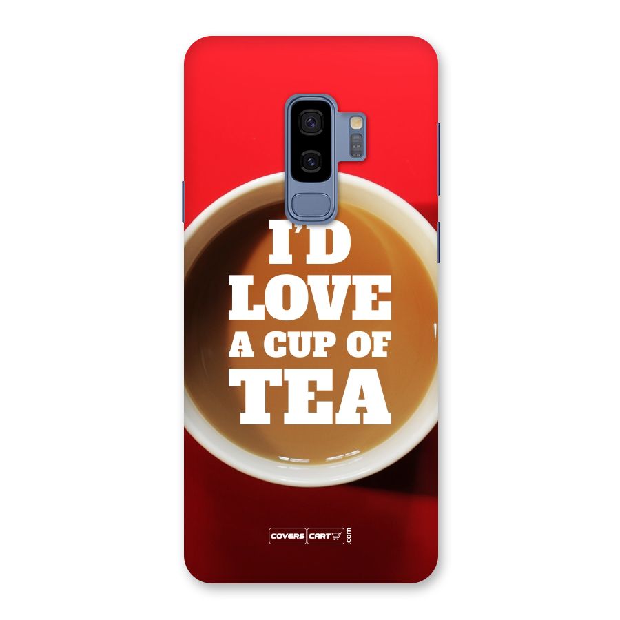 Cup of Tea Back Case for Galaxy S9 Plus