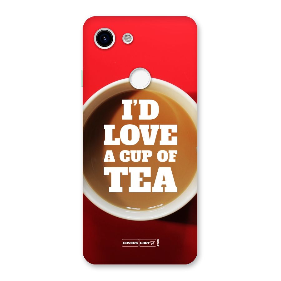 Cup of Tea Back Case for Google Pixel 3