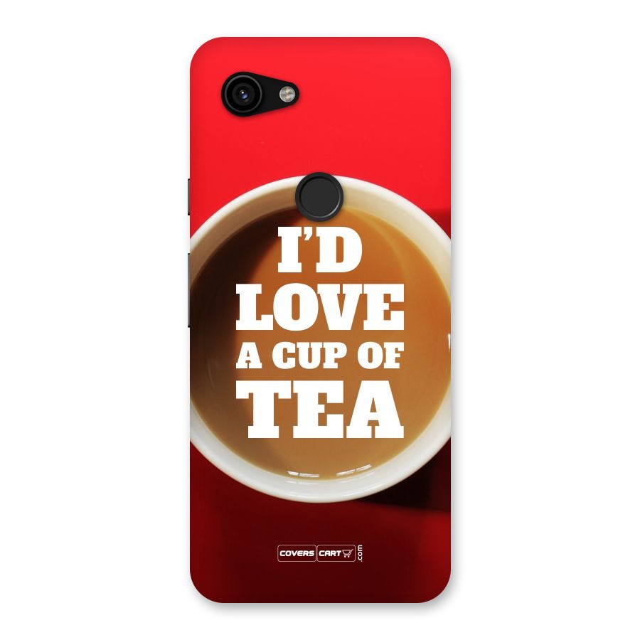 Cup of Tea Back Case for Google Pixel 3a
