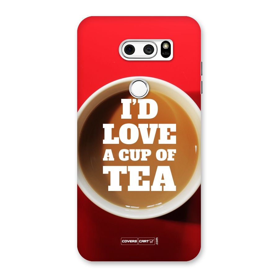 Cup of Tea Back Case for LG V30