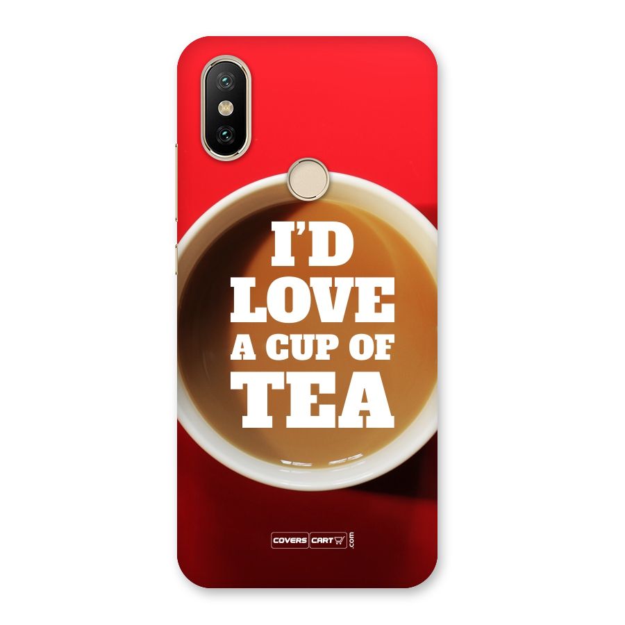 Cup of Tea Back Case for Mi A2