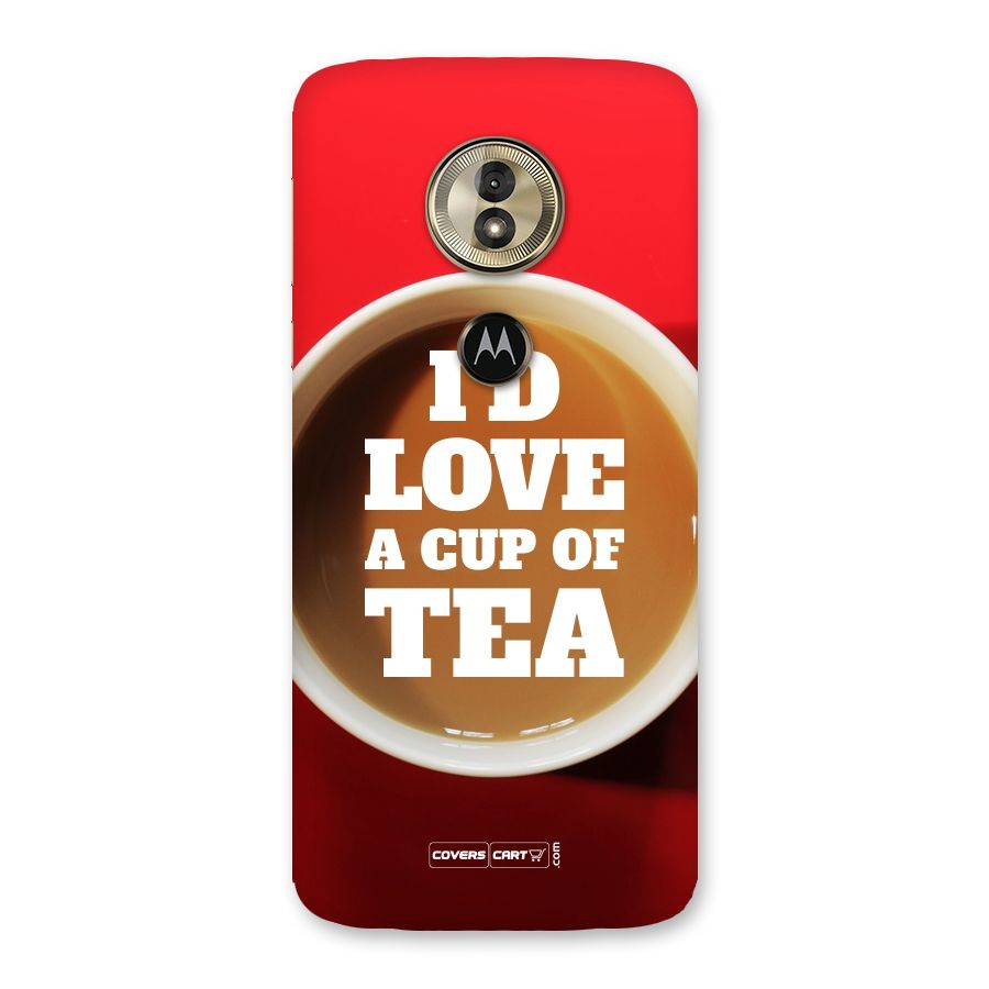 Cup of Tea Back Case for Moto G6 Play