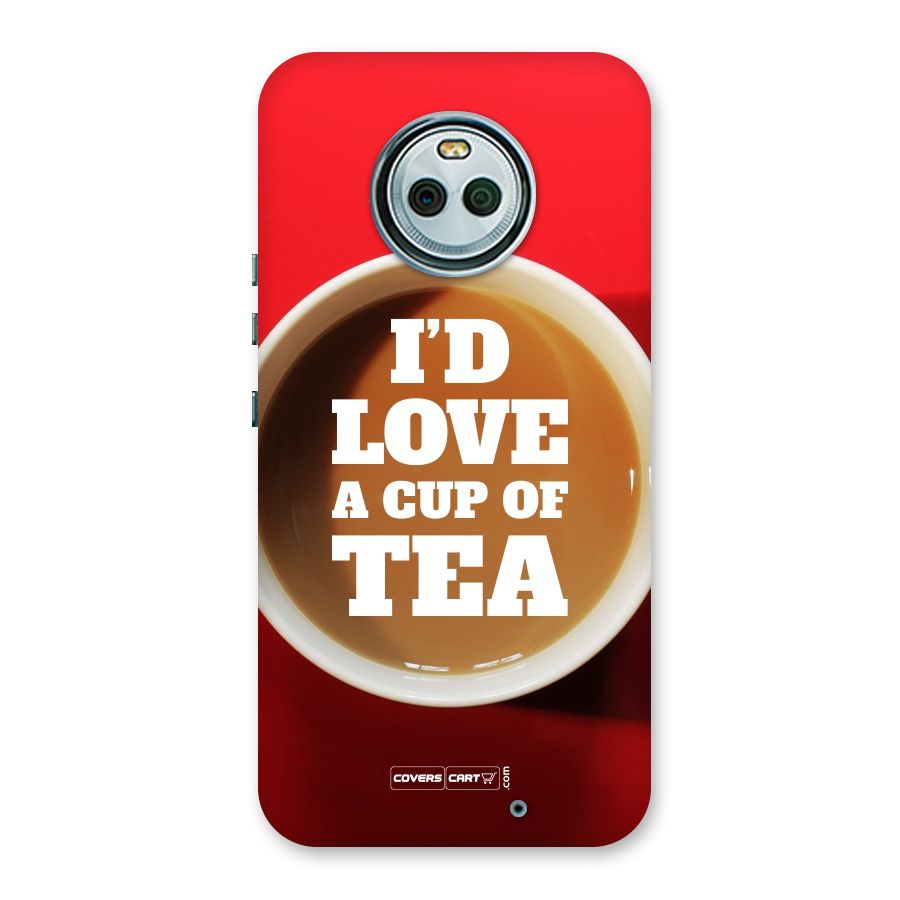 Cup of Tea Back Case for Moto X4