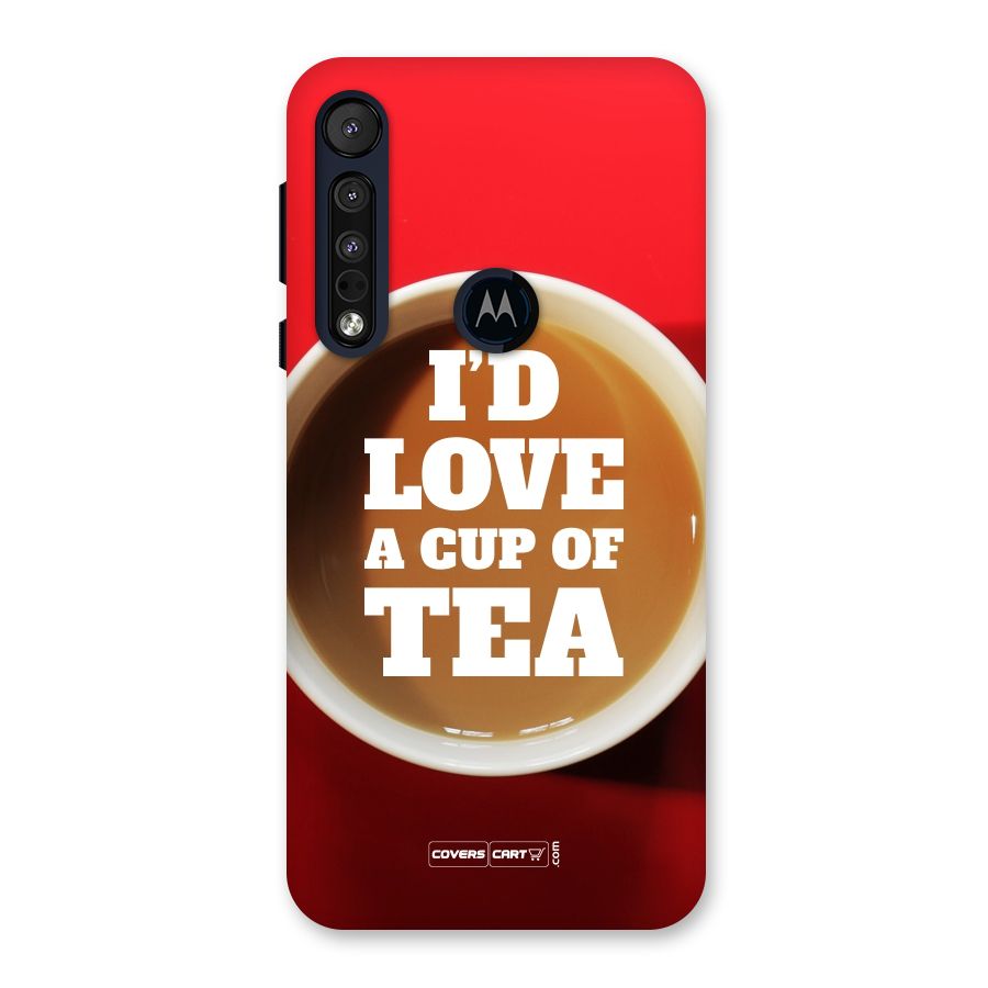 Cup of Tea Back Case for Motorola One Macro