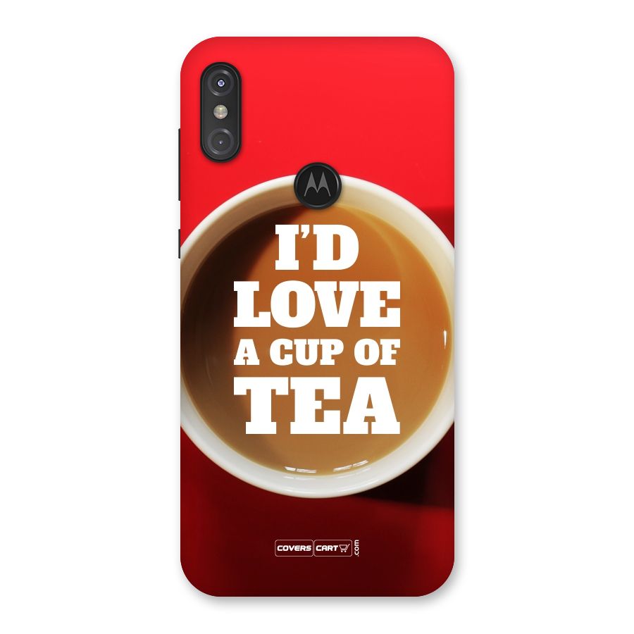 Cup of Tea Back Case for Motorola One Power