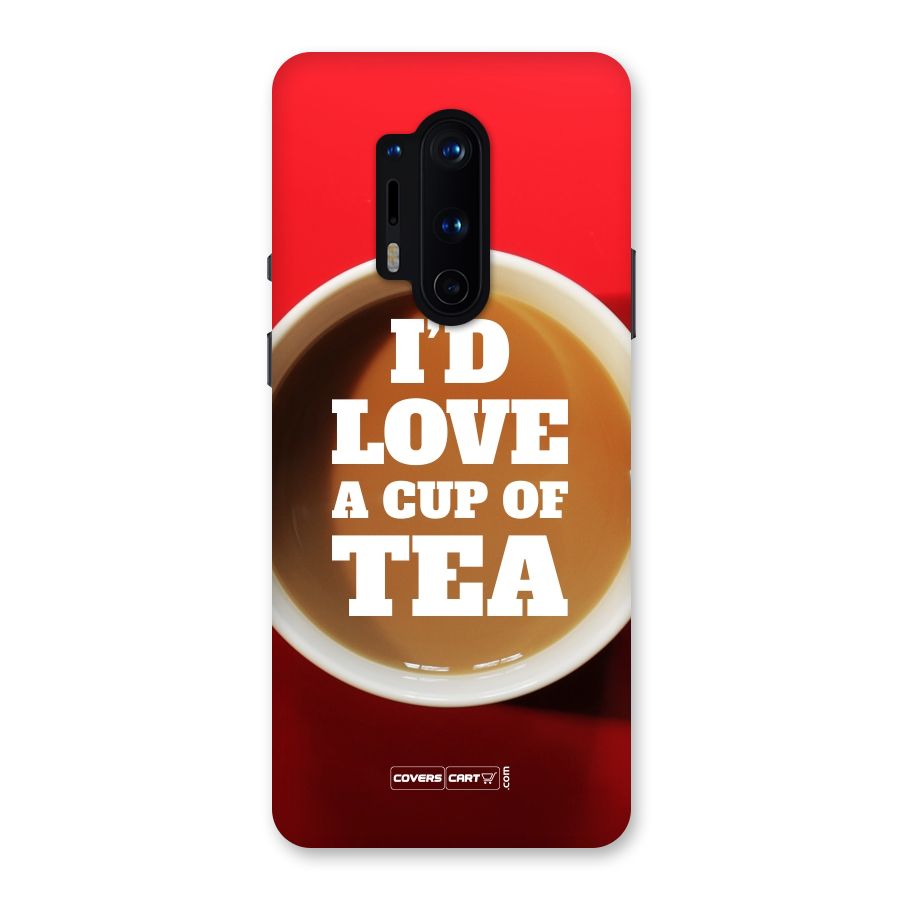 Cup of Tea Back Case for OnePlus 8 Pro