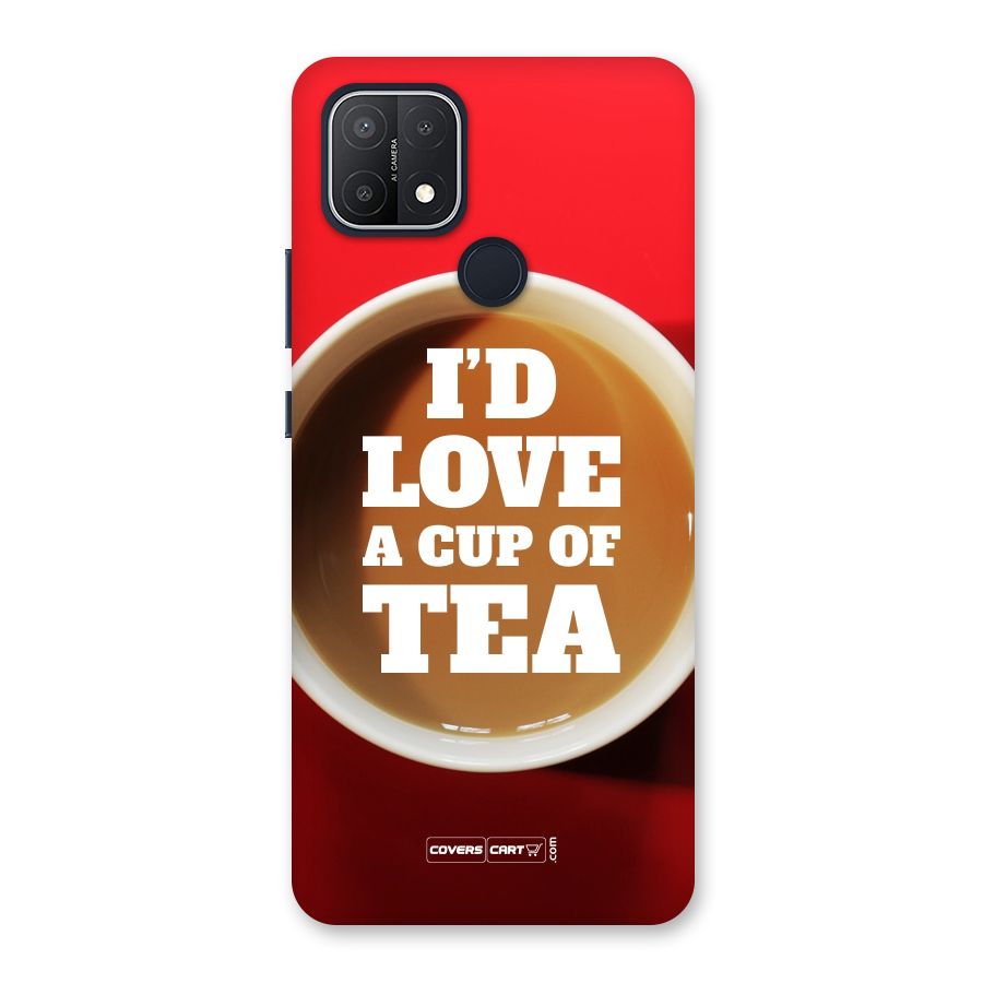 Cup of Tea Back Case for Oppo A15s