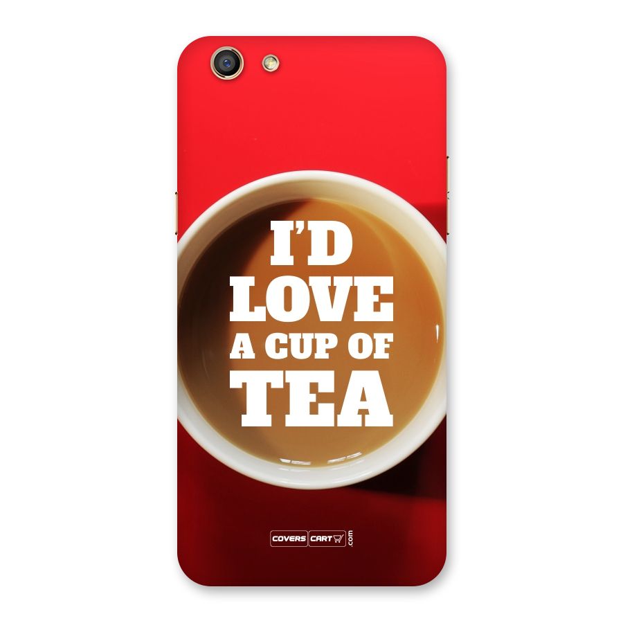 Cup of Tea Back Case for Oppo F3