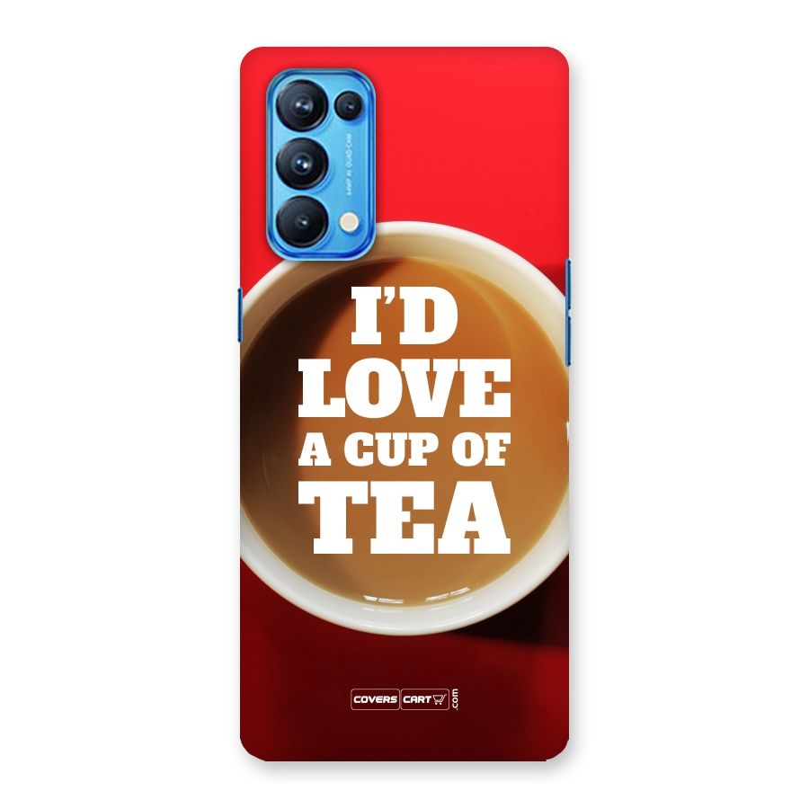 Cup of Tea Back Case for Oppo Reno5 Pro 5G