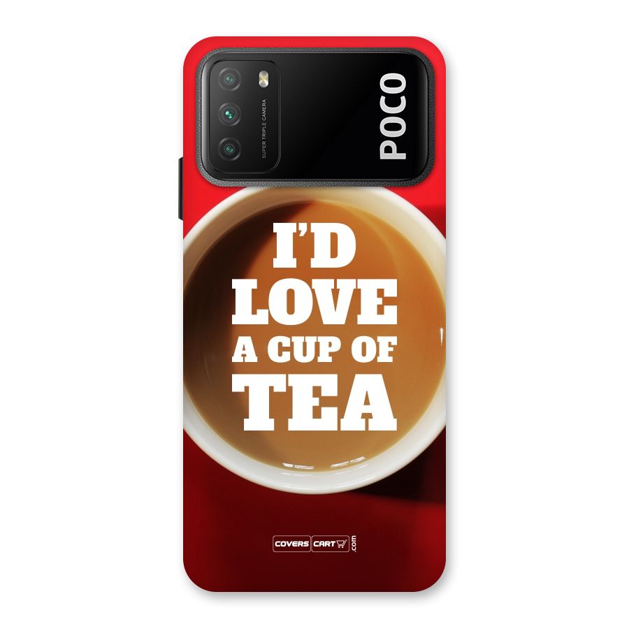 Cup of Tea Back Case for Poco M3