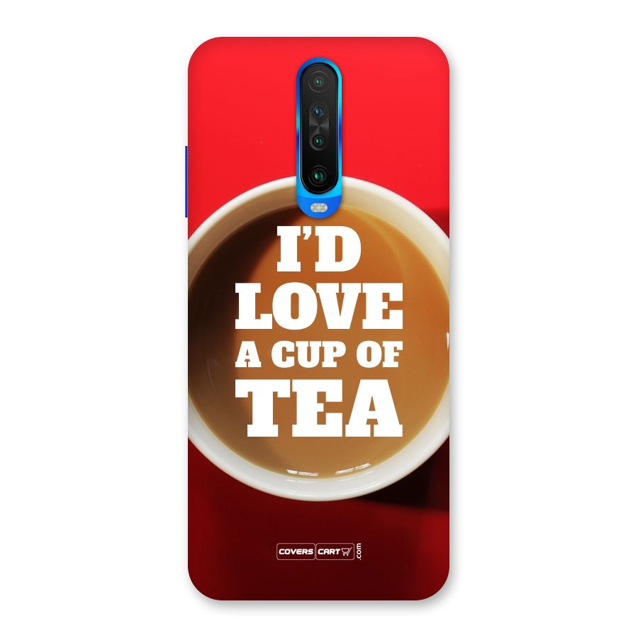 Cup of Tea Back Case for Poco X2