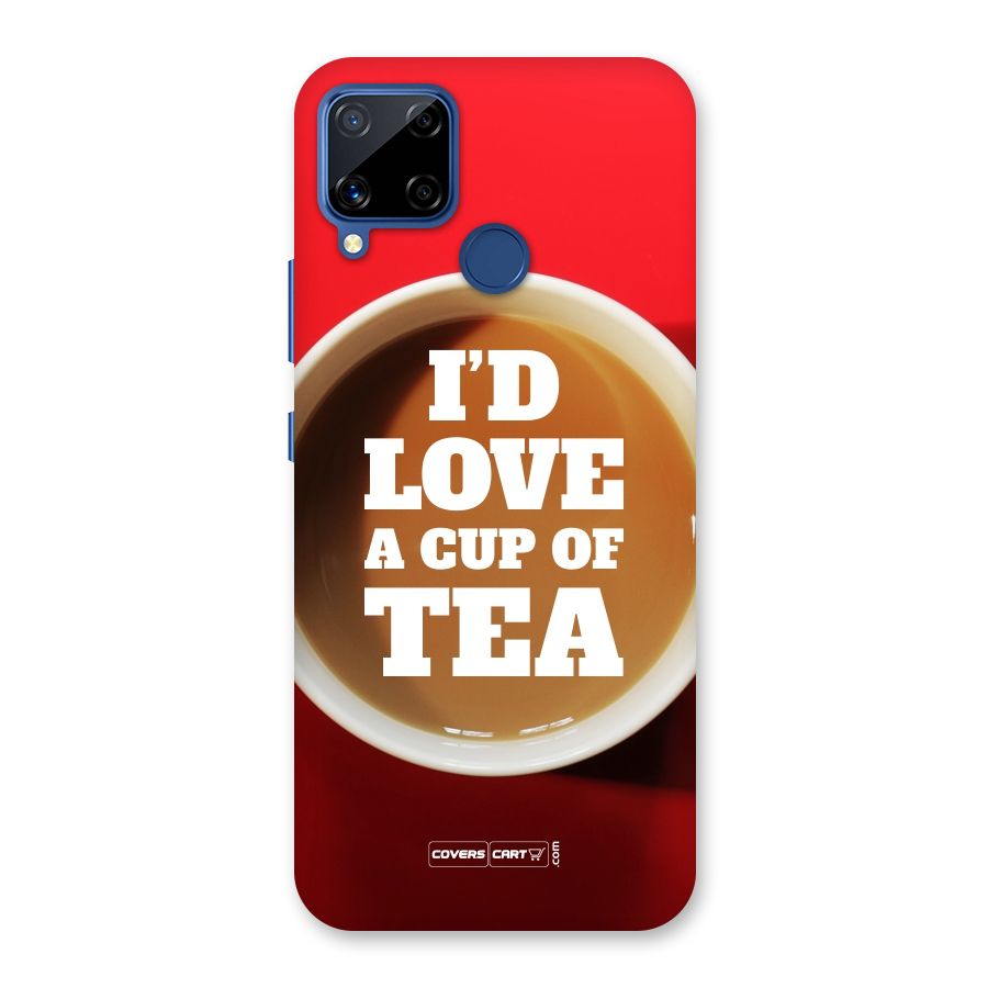 Cup of Tea Back Case for Realme C15