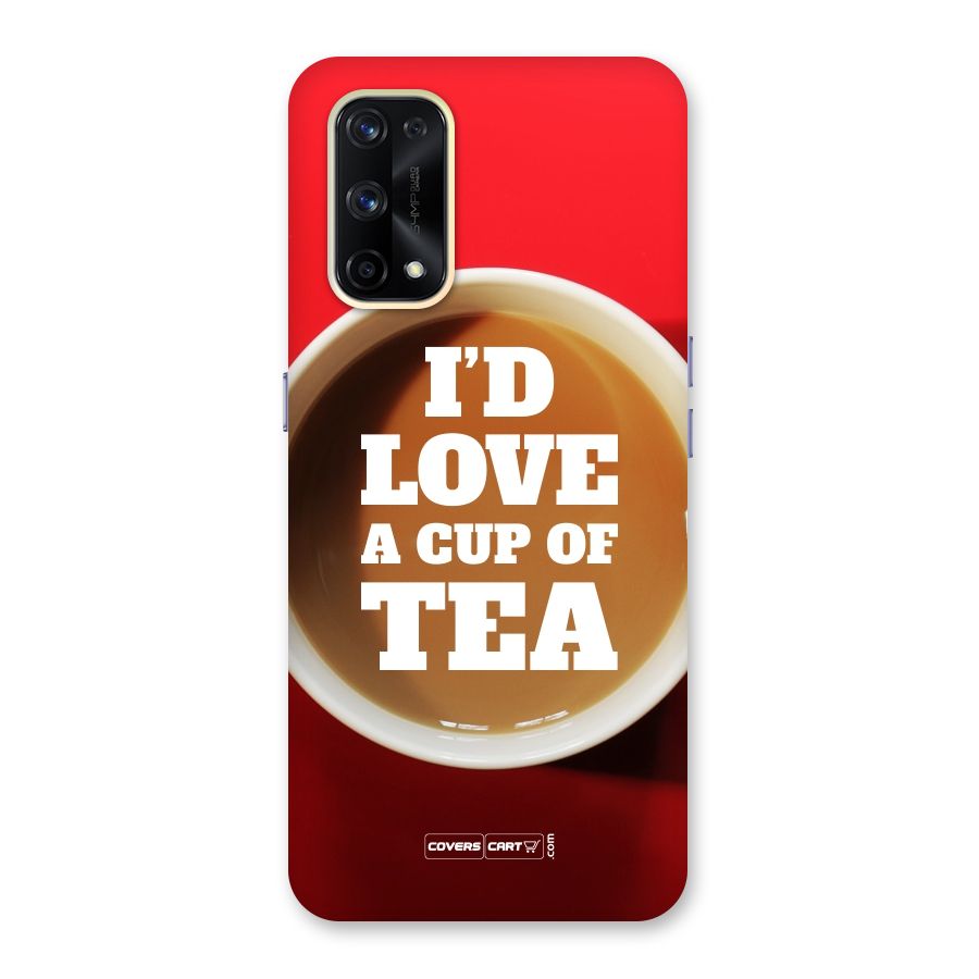 Cup of Tea Glass Back Case for Realme X7 Pro