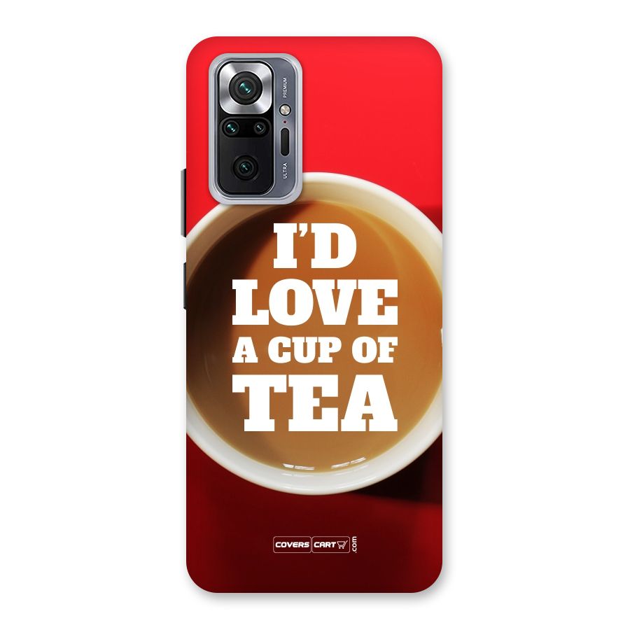 Cup of Tea Back Case for Redmi Note 10 Pro
