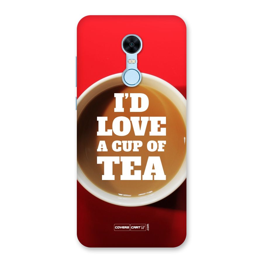 Cup of Tea Back Case for Redmi Note 5