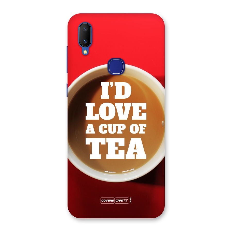 Cup of Tea Back Case for Vivo V11
