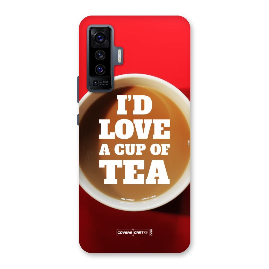 Cup of Tea Back Case for Vivo X50