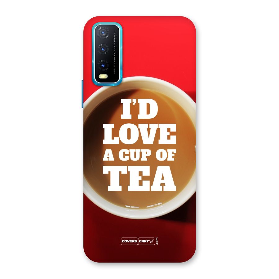 Cup of Tea Back Case for Vivo Y20A
