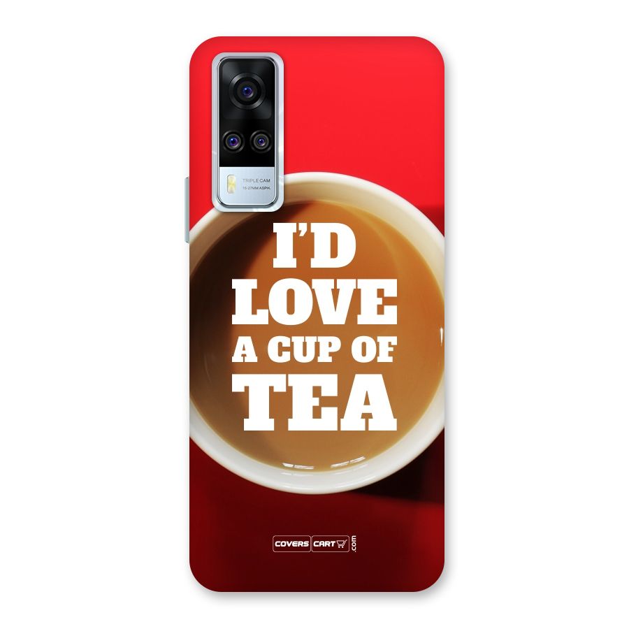 Cup of Tea Back Case for Vivo Y31