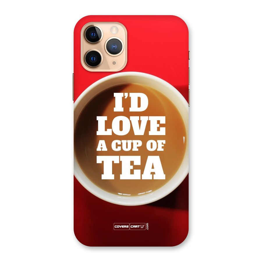 Cup of Tea Back Case for iPhone 11 Pro