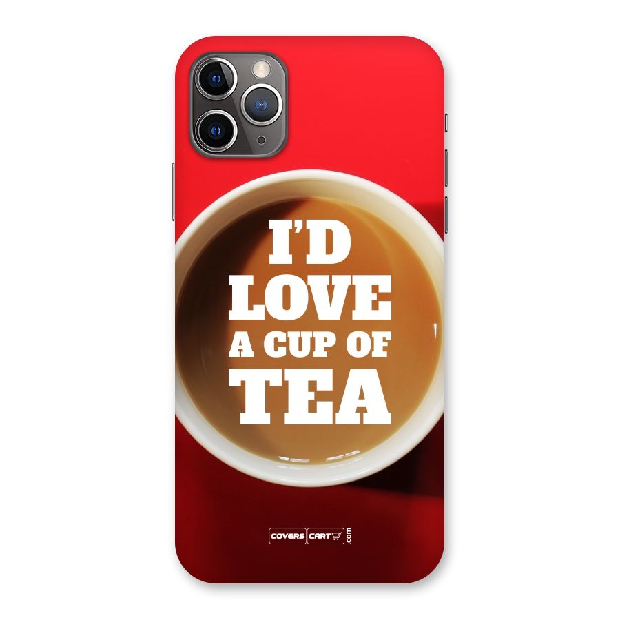 Cup of Tea Back Case for iPhone 11 Pro Max