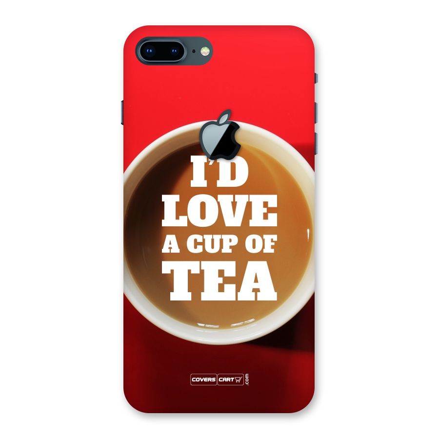Cup of Tea Back Case for iPhone 7 Plus Apple Cut