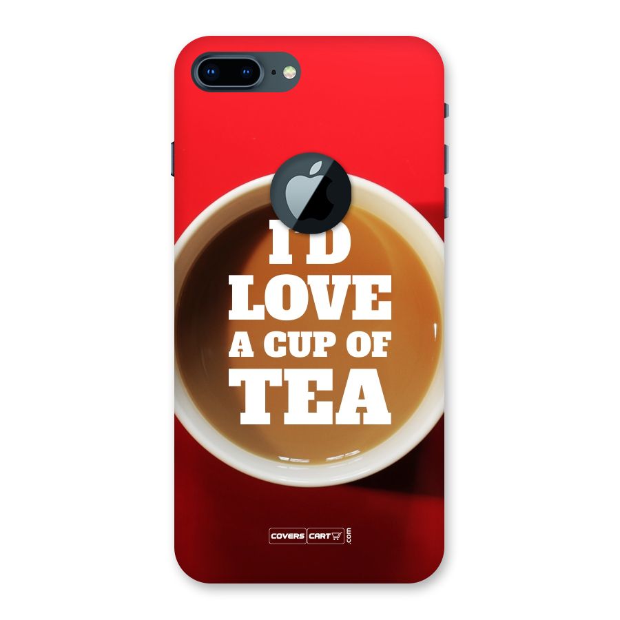 Cup of Tea Back Case for iPhone 7 Plus Logo Cut