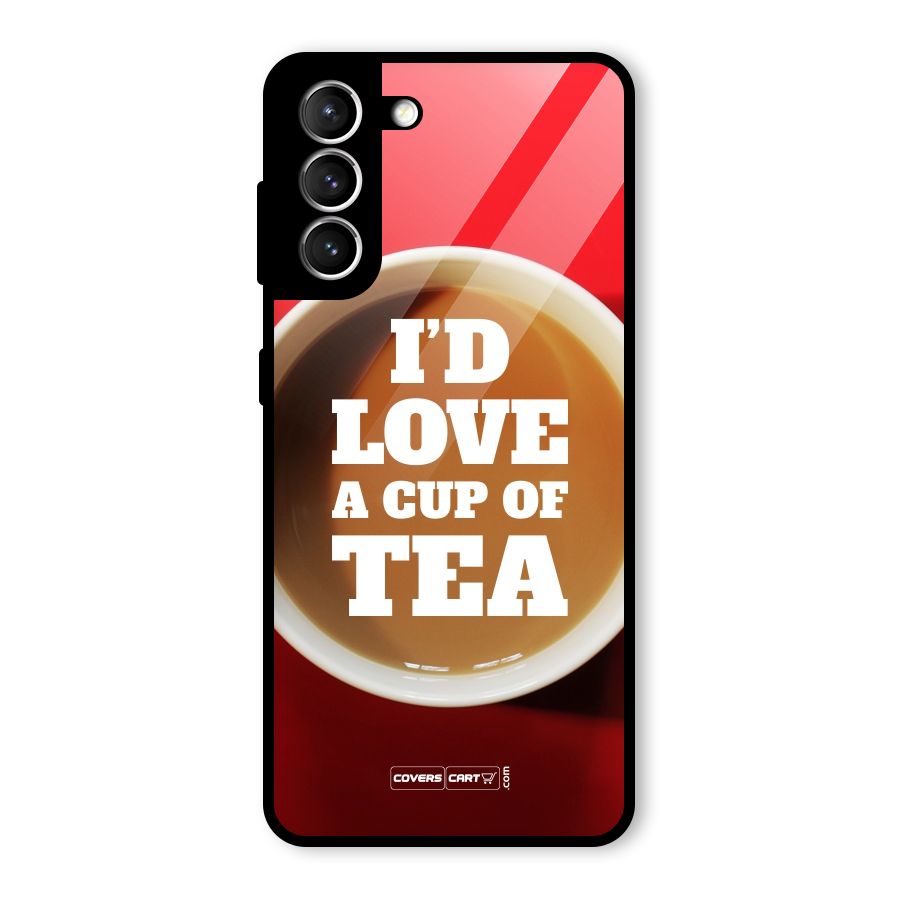 Cup of Tea Glass Back Case for Galaxy S21 5G